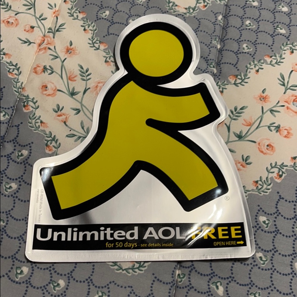 AOL CD Promo Vintage 2004 Unopened Dot Com Novelty